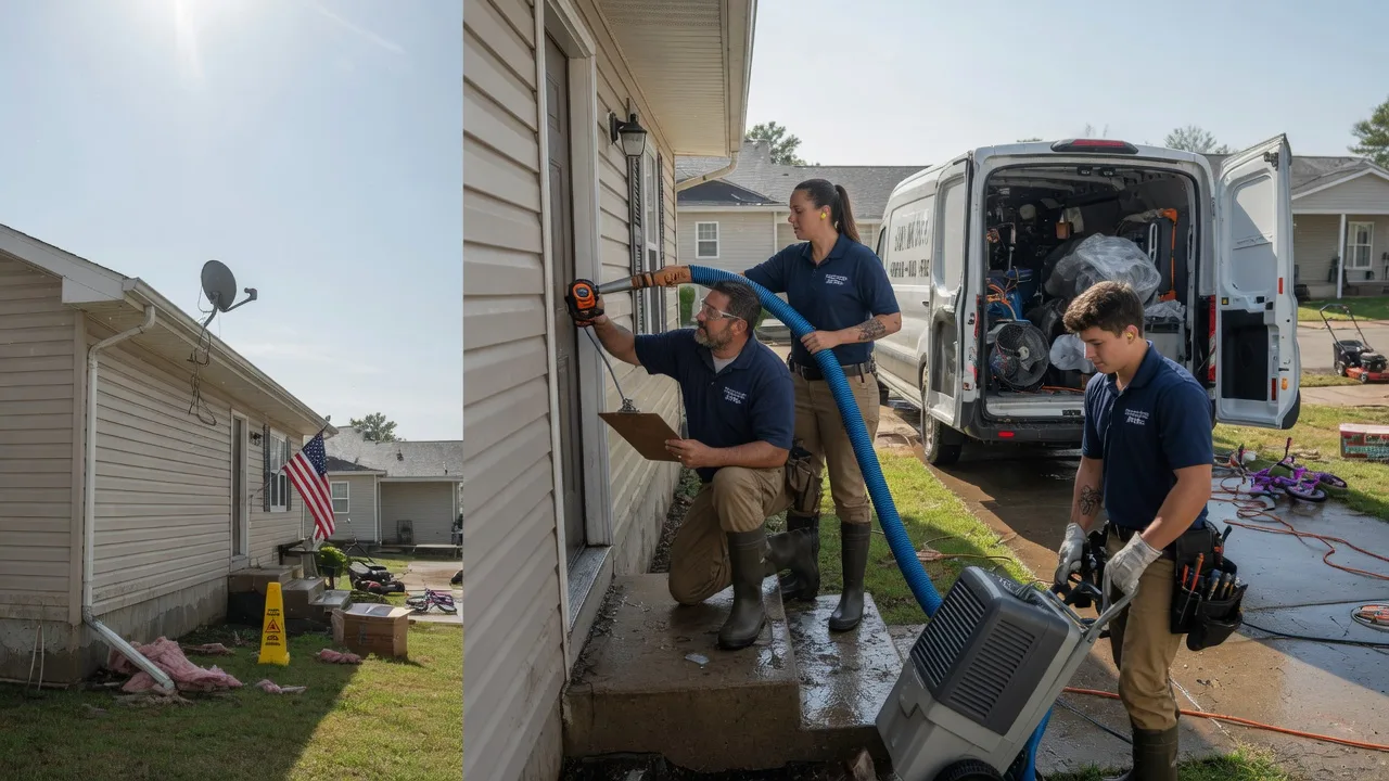 Ceiling Water Damage Restoration in Bend, TX near me