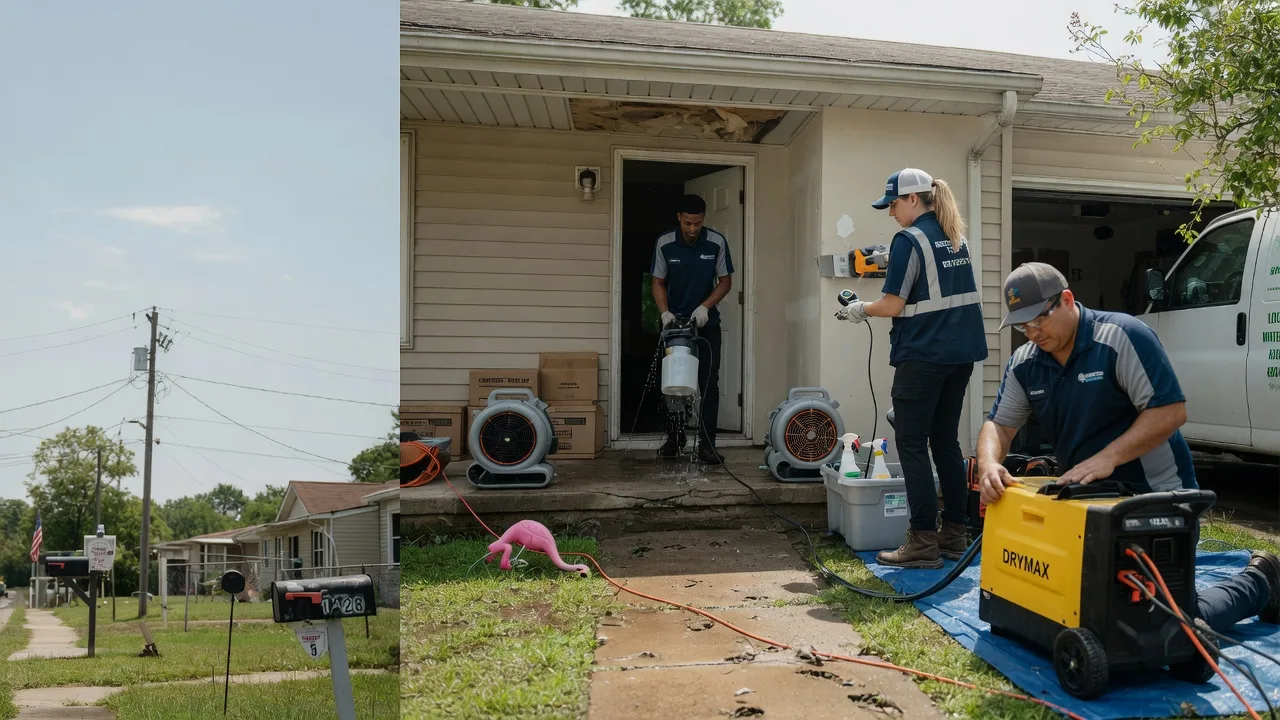 Storm Damage Water Removal in Bend, TX near me